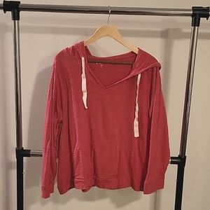 Split-Neck Hoodie